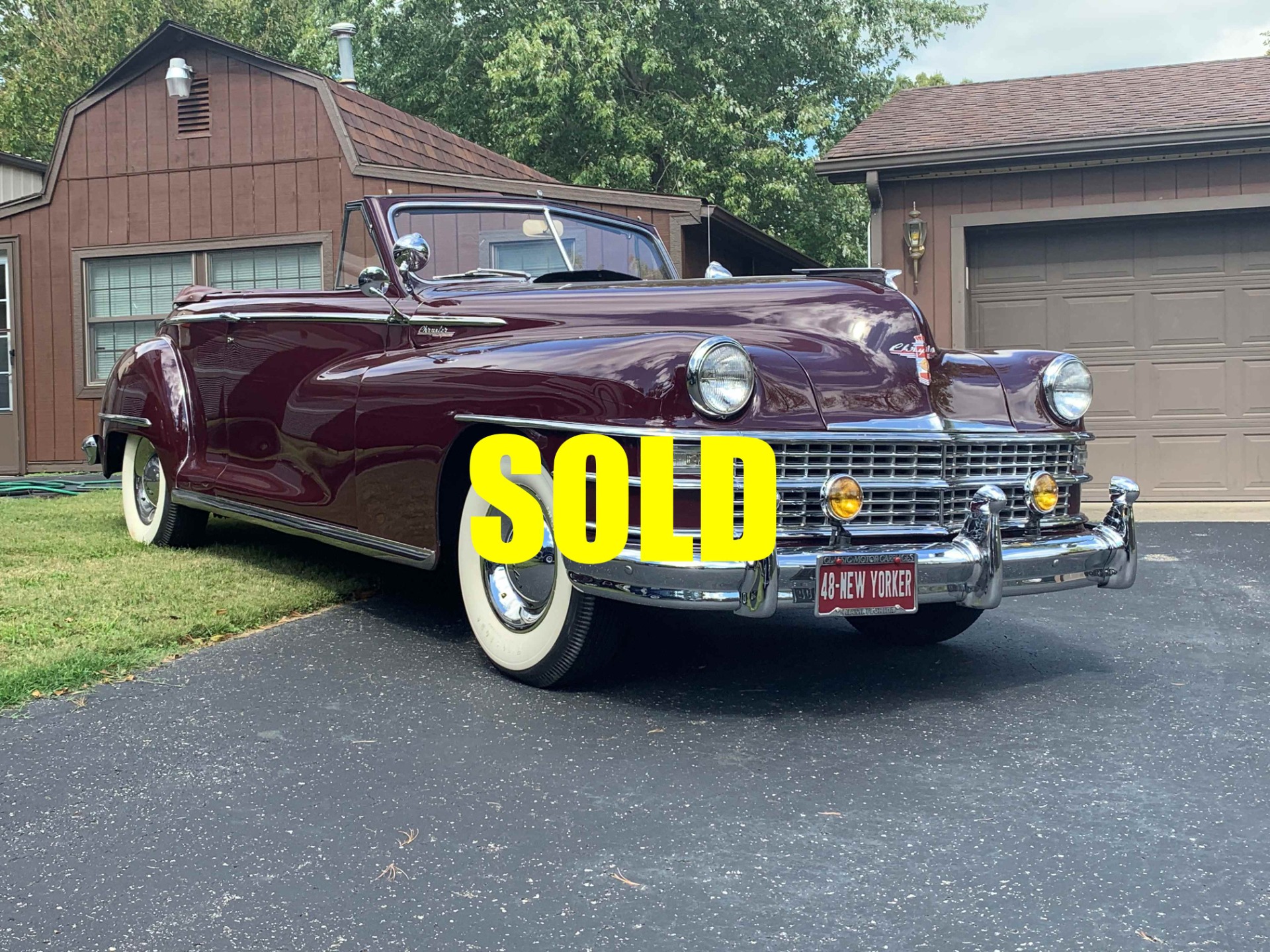 Used 1948 Chrysler New Yorker Convertible  181 , For Sale $46500, Call Us: (704) 996-3735