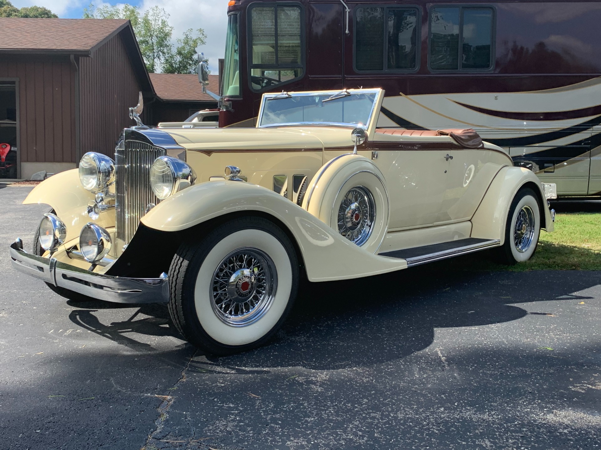 Used 1933 Packard Rumble Seat Coupe Roadster