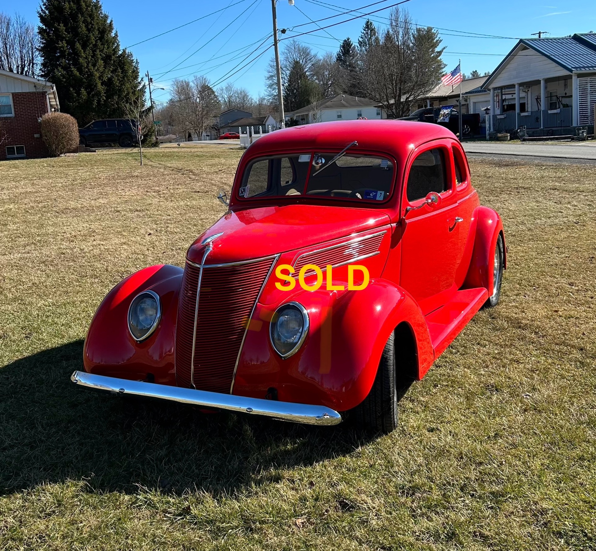 Used 1937 Ford 5 Window Coupe  262 , For Sale $63500, Call Us: (704) 996-3735