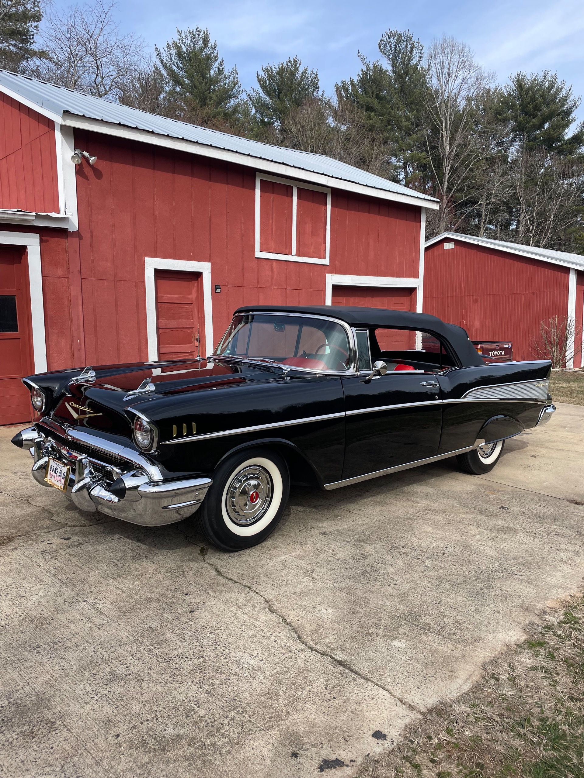 Used 1957 Chevrolet Bel Air Convertible  265 , For Sale $89000, Call Us: (704) 996-3735